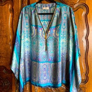 Casting elegant poncho